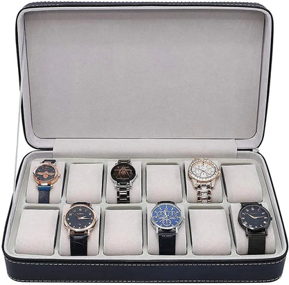 STYLISH WATCH ORGANIZER BOX | ZIPPER CASE