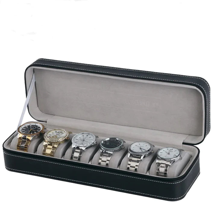 STYLISH WATCH ORGANIZER BOX | ZIPPER CASE