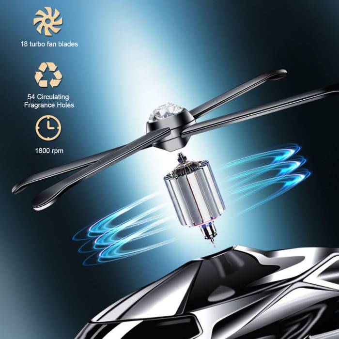 SOLAR AIR FRESHENER HELICOPTER