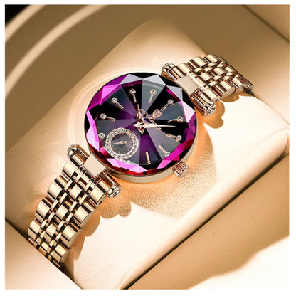 New fashion Rose Gold Luxury Watch for Female