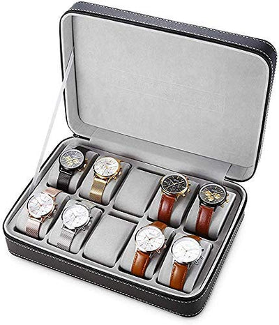 STYLISH WATCH ORGANIZER BOX | ZIPPER CASE