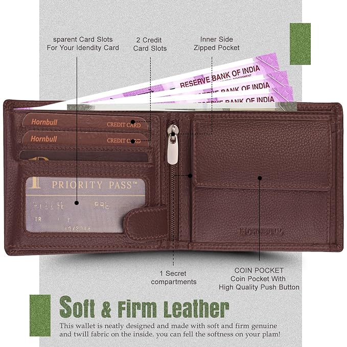 High Quality Leather Belt and Wallet Combo (Pack of 2)