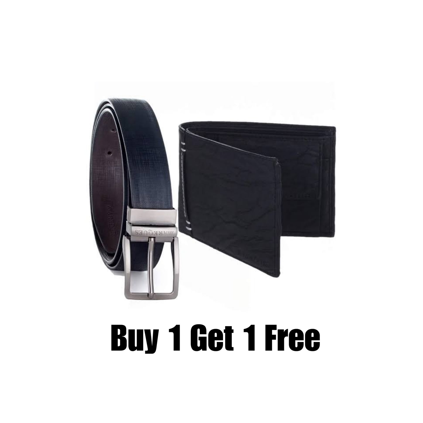 High Quality Leather Belt and Wallet Combo (Pack of 2)